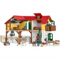 SCHLEICH - Ferme avec étable et animaux - 42407 - Gamme Farm World