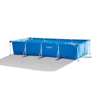 Intex - 28274NP - Kit piscine metal frame junior rectangulaire tubulaire 4,50 x 2,20 x 0,84m