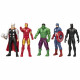 Pack de 5 figurines de 15 cm Marvel, jouets avec 2 accessoires, Avengers Beyond Earth's Mightiest