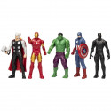 Pack de 5 figurines de 15 cm Marvel, jouets avec 2 accessoires, Avengers Beyond Earth's Mightiest