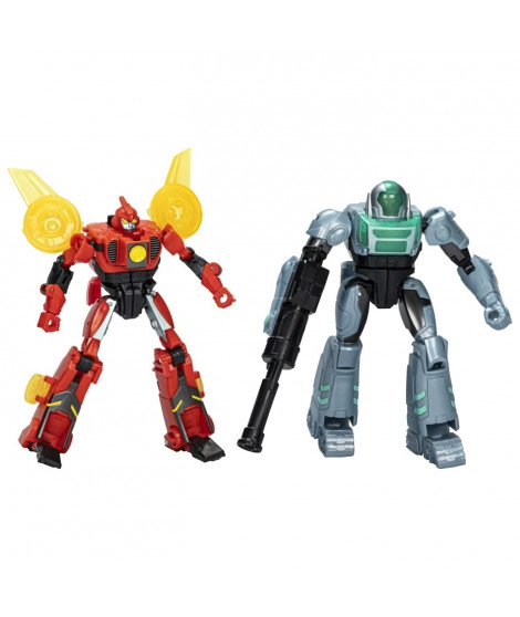 Figurines Terran Twitch et Robby Malto, jouets interactifs pour filles et garçons, Transformers EarthSpark Cyber-Combiner, de…