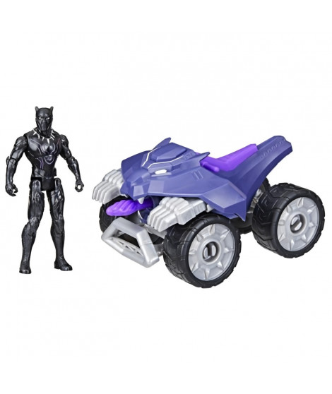 Black Panther VTT Coup de griffes, coffret de véhicule et figurine avec accessoires, jouets de super-héros pour enfants, des …