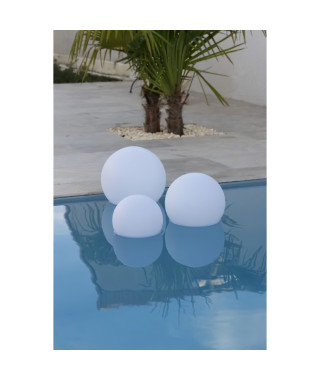 Eclairage extérieur solaire décoratif SolarFloat 20 - Boule Ø20 cm - Télécommande - 16 couleurs au choix