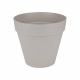 ELHO Loft Urban Pot de fleurs rond Roues 60 - Gris - Ø 58 x H 54 cm - extérieur - 100% recyclé