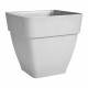 Elho Vibia Campana Bac a fleurs Carré 37 - Gris - Ø 36 x H 36 cm - extérieur - 100% recyclé