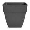 Elho Vibia Campana Bac a fleurs Carré 37 - Noir - Ø 36 x H 36 cm - extérieur - 100% recyclé