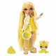 Rainbow High Poupée Mannequin avec Kit de Slime et Animal de Compagnie - Sunny (Jaune) - Poupée Pailletée 28 cm avec Kit de S…