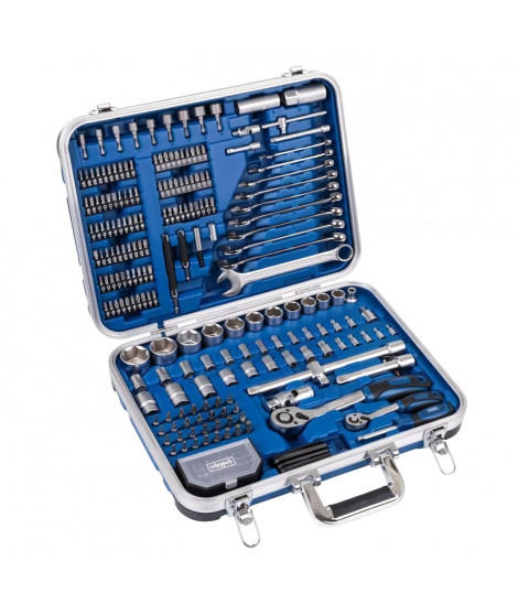 Malette a outils de 233 pieces - SCHEPPACH - TB235 - Outils en acier chrome vanadium - Mallette verrouillable