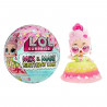 LOL Surprise Mix & Make Birthday Cake - Mini Poupée 7,5cm, Robe en Forme de Gâteau - Fabriquer et Décorer - Modele Aléatoire