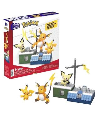 POK PIKACHU EVOLUTION - MEGA - HKT23 - BRIQUES DE CONSTRUCTION MEGABLOKS LICENCE