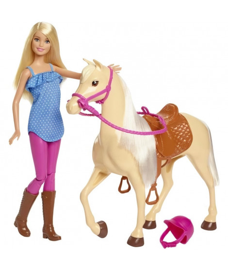 BARBIE Barbie et son Cheval