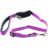 Laisse Confort Boucle Sécurité Auto I-DOG 100 cm Coloris Violet