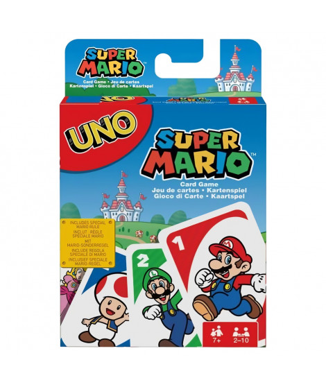 Jeu de Cartes Uno Super Mario Bros - Des 7 ans - Mattel Games