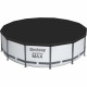 Kit Piscine hors sol tubulaire BESTWAY Steel Pro Max - 427 x 122 cm - Ronde (Avec un filtre a cartouche, une bâche et une éc…