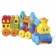 MEGA BLOKS First Builders Le Train de l'Alphabet - 50 blocs - 12 mois et +