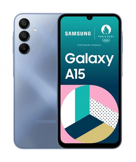 SAMSUNG Galaxy A15 Smartphone 128Go Bleu