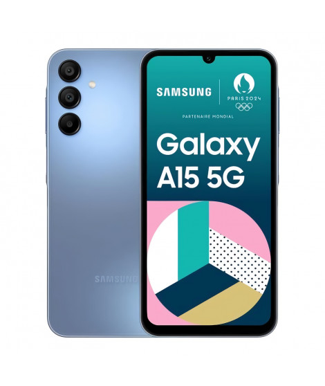 SAMSUNG Galaxy A15 5G Smartphone 128Go Bleu