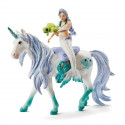 Figurine Sirene chevauchant une licorne de mer - des 5 ans - Schleich 42509 BAYALA