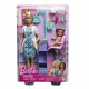 Cabinet dentaire Barbie - BARBIE - HKT69 - 2 poupées, fauteuil, outils dentaires, brosse a dents, dentifrice