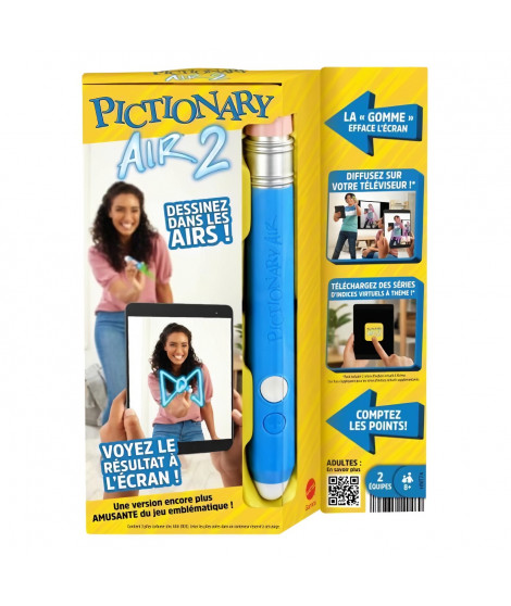 Jeu de plateau - MATTEL GAMES - PICTIONARY AIR 2 - Pour enfants de 8 ans et plus - Intérieur