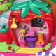 COFFRET OURSON FRAISE - POLLY POCKET - HRD35 - MINI POUPEE POLLY POCKET COFFRET COMPACT