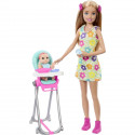 COFFRET BABYSITTER REPAS BEBE - BARBIE - HTK35