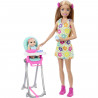 COFFRET BABYSITTER REPAS BEBE - BARBIE - HTK35