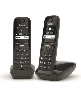GIGASET Téléphone Fixe AS690 Duo Noir