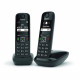 GIGASET Téléphone Fixe AS690 Duo Noir