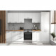 ATLAS Cuisine complete 8 éléments -  Décor blanc - L300 x H52 x H82 cm