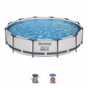 Piscine hors sol ronde Steelpro max 366x76 cm - BESTWAY - 56416