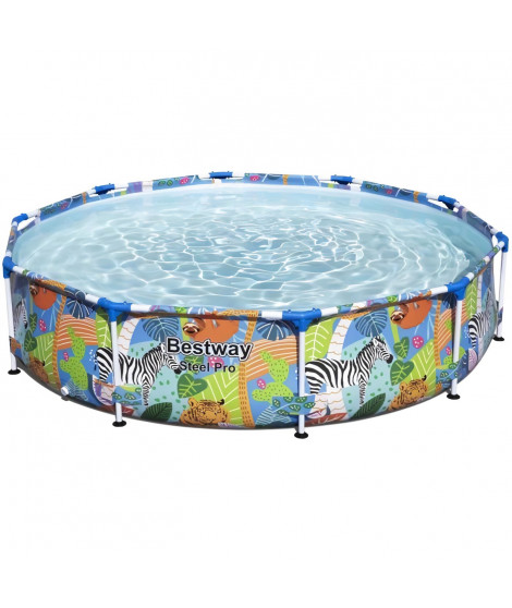 Piscine hors sol tubulaire BESTWAY - Steel Pro - 305 x 66 cm - Ronde