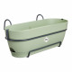 Elho Vibia Campana Balconniere Allin1 50 - Vert - L 50 x B 26 x H 17 cm - Balcon - 100% recyclé