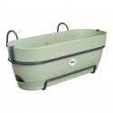 Elho Vibia Campana Balconniere Allin1 50 - Vert - L 50 x B 26 x H 17 cm - Balcon - 100% recyclé