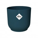 ELHO Vibes Fold Pot de fleurs rond Roues 35 - Bleu - Ø 35 x H 32 cm - intérieur - 100% recyclé