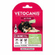 VETOCANIS Anti-puces et anti-tiques Duo Spot on - 2 pipettes - Efficacité 7 semaines - Pour moyen chien