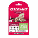 VETOCANIS Pipettes Anti-puces et anti-tiques Duo - 2 pipettes pour 5 semaines de protection - Pour chat