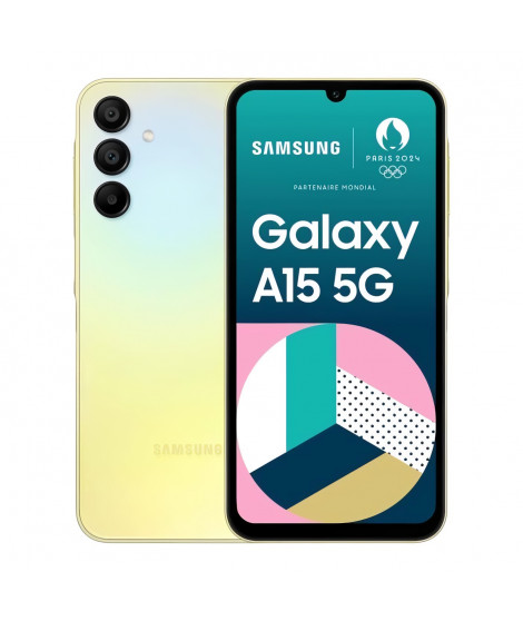 SAMSUNG Galaxy A15 5G Smartphone 128Go Lime