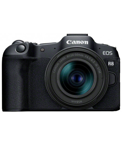 Appareil photo hybride Canon EOS R8 + RF 24-50mm F/4.5-6.3 IS STM