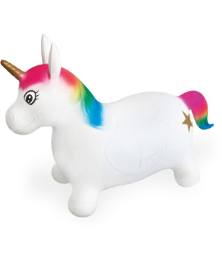 MONDO - Ballon sauteur - Animal sauteur ... chevaucher - Licorne - Longueur 65cm