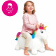 MONDO - Ballon sauteur - Animal sauteur ... chevaucher - Licorne - Longueur 65cm