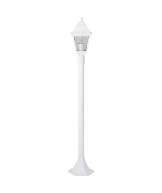 Lampadaire extérieur BRILLIANT NISSIE blanc E27 - 60W