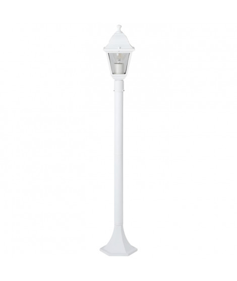 Lampadaire extérieur BRILLIANT NISSIE blanc E27 - 60W