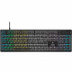 Clavier gaming filaire a membrane - CORSAIR - K55 CORE RGB - Rétroéclairage RGB 10 zones - Gris - Silencieux et réactif