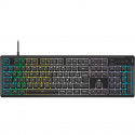 Clavier gaming filaire a membrane - CORSAIR - K55 CORE RGB - Rétroéclairage RGB 10 zones - Gris - Silencieux et réactif