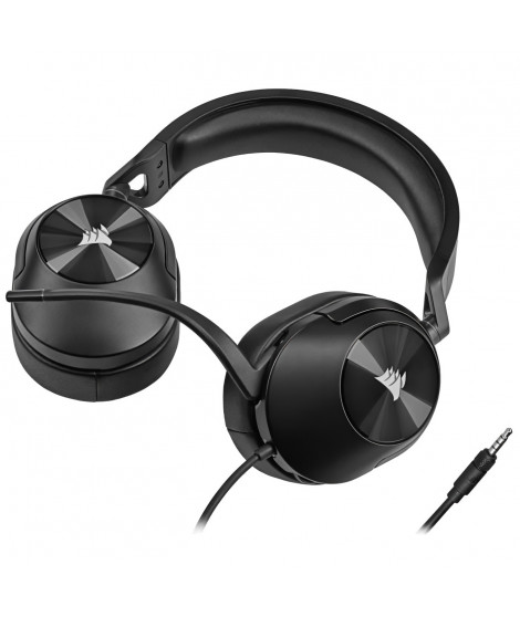 Casque gaming CORSAIR HS55 STEREO - Carbone, Confortable et Qualité sonore