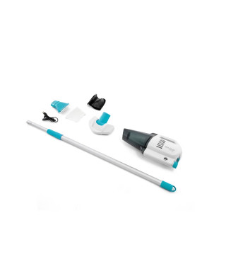 Nettoyeur pour batterie spa INTEX ZR100 - Autonomie 50 mn - Chargeur USB + 2 brosses interchangeables inclus