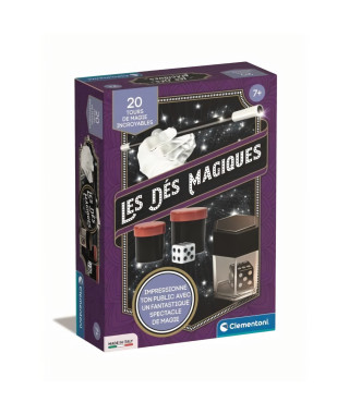 Clementoni - Coffret des dés magiques - 20 tours - Dés 7 ans