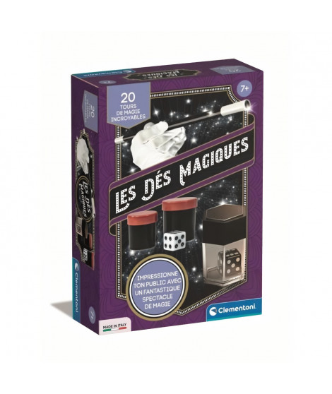 Clementoni - Coffret des dés magiques - 20 tours - Dés 7 ans