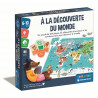 Clementoni - Puzzle a la découverte du monde - Avec activités, défis, tombola et jeu de recherche - Dés 6 ans